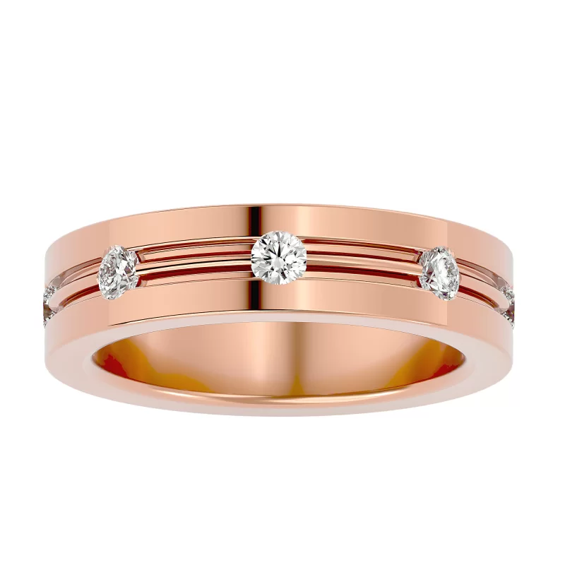 Verigheta Barbateasca Luxurious Aur 18k Pure Diamonds - Bergamo