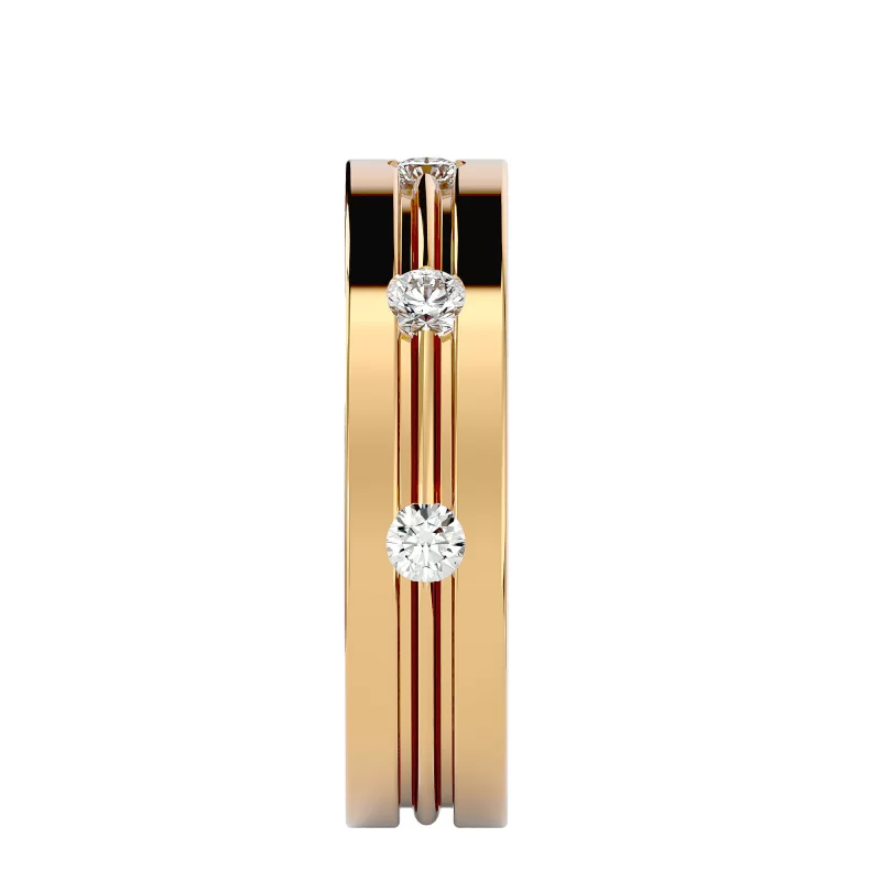 Verigheta Barbateasca Luxurious Aur 18k Pure Diamonds - Bergamo