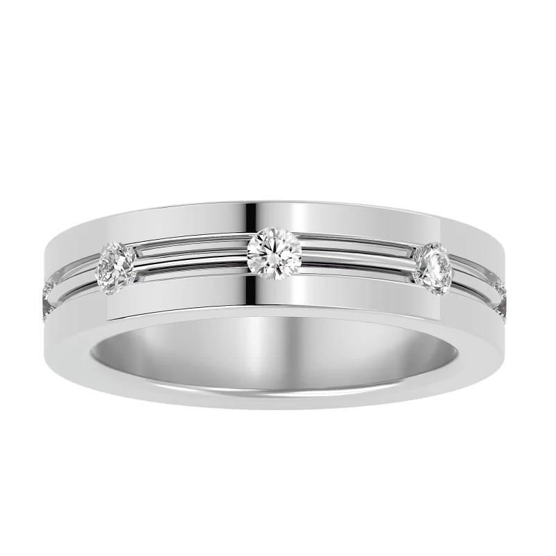 Verigheta Barbateasca Luxurious Aur 18k Pure Diamonds - Bergamo