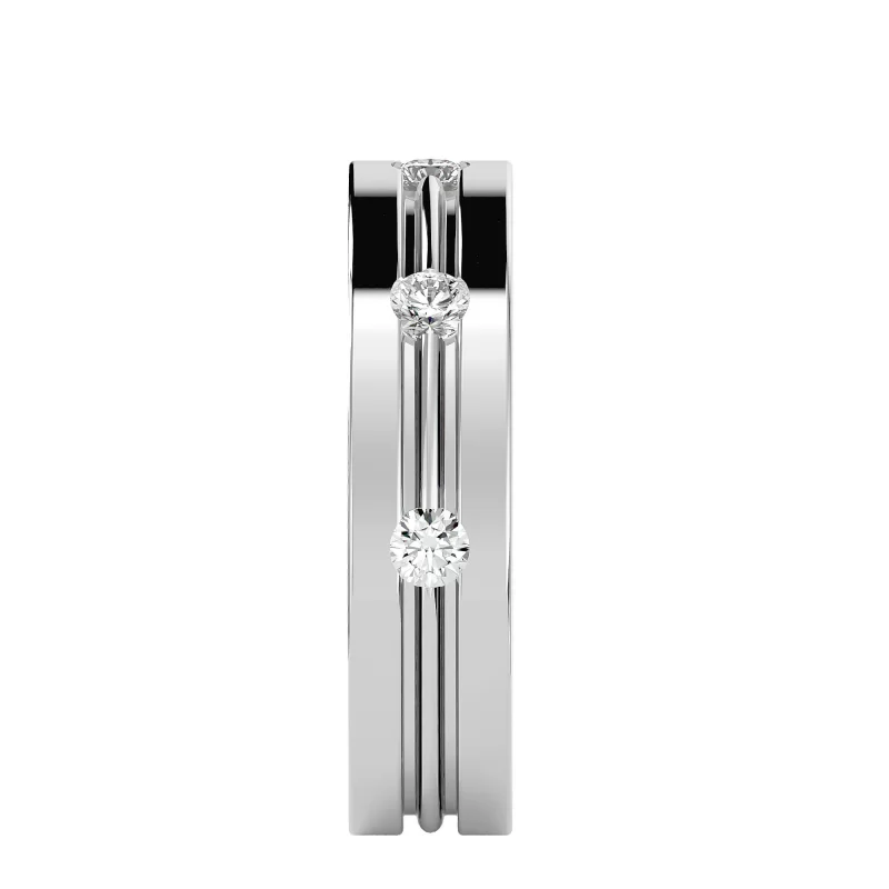 Verigheta Barbateasca Luxurious Aur 18k Pure Diamonds - Bergamo