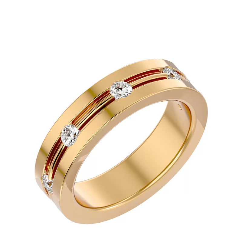 Verigheta Barbateasca Luxurious Aur 18k Pure Diamonds - Bergamo