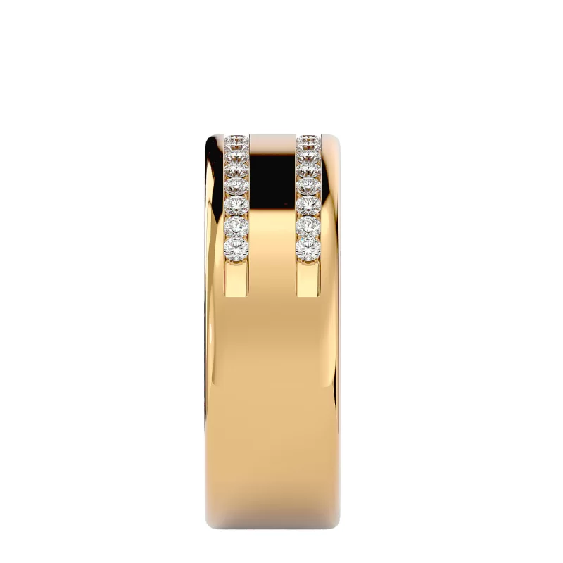Verigheta Barbateasca Fine Modern Aur 18k Real Diamonds - Salerno
