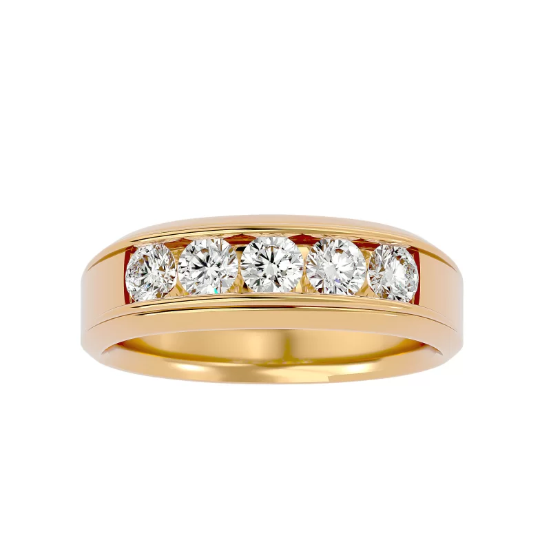 Verigheta Barbateasca Bold Classic Aur 18k Diamante Naturale - Kent