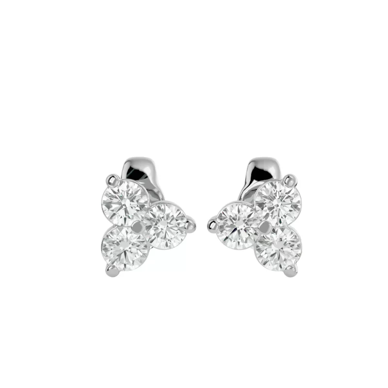 Cercei Aur Refined Stud Aur 18k Diamante Naturale - Sara
