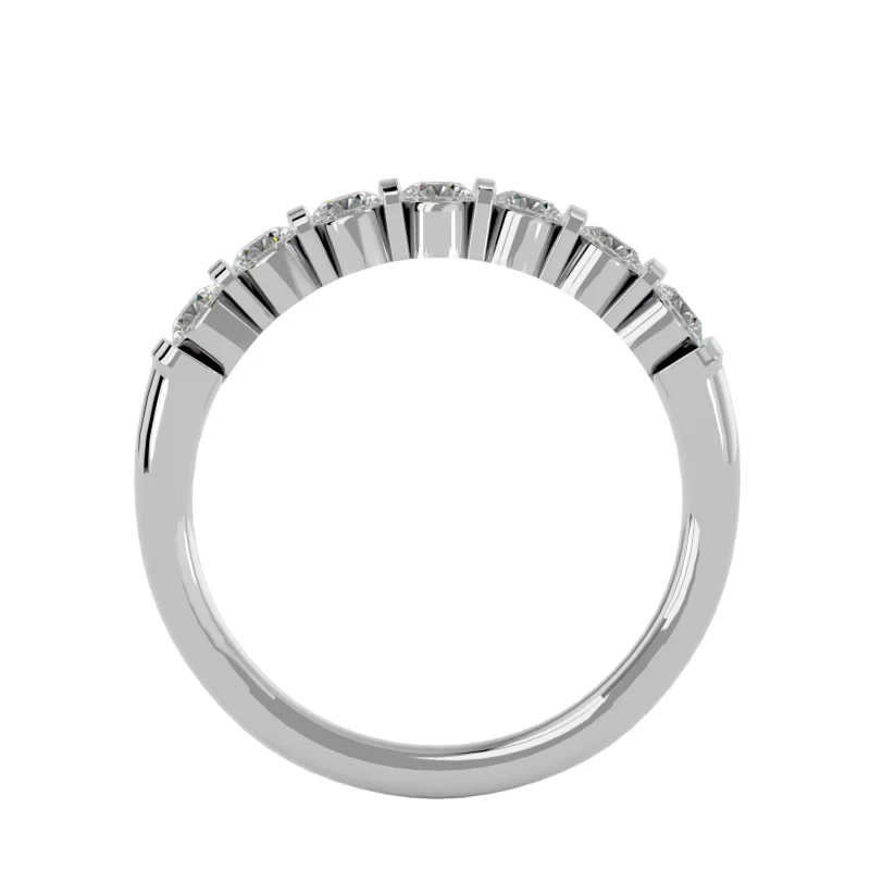 Inel Semi-Eternity Divine Briliant Aur 18k Diamante Naturale - Brooklyn