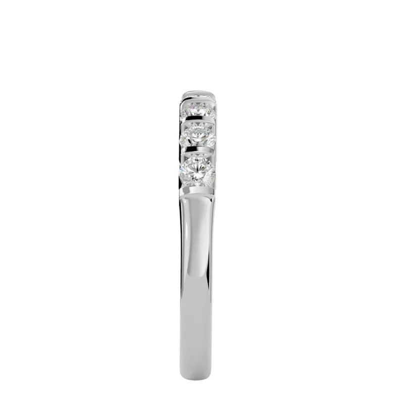 Inel Semi-Eternity Divine Briliant Aur 18k Diamante Naturale - Brooklyn