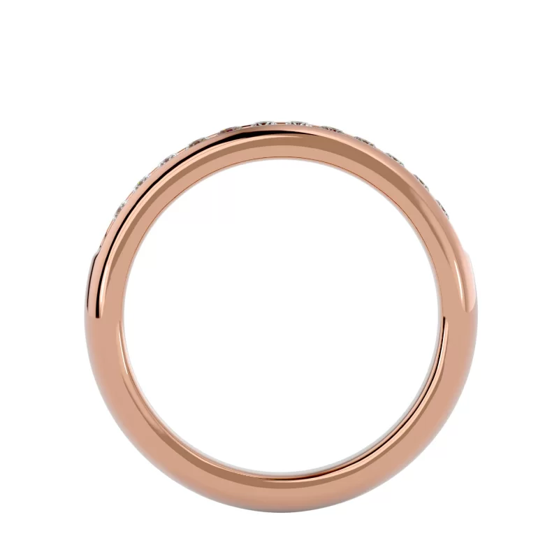 Inel Semi-Eternity Impressive Briliant Aur 18k Natural diamonds - Eden