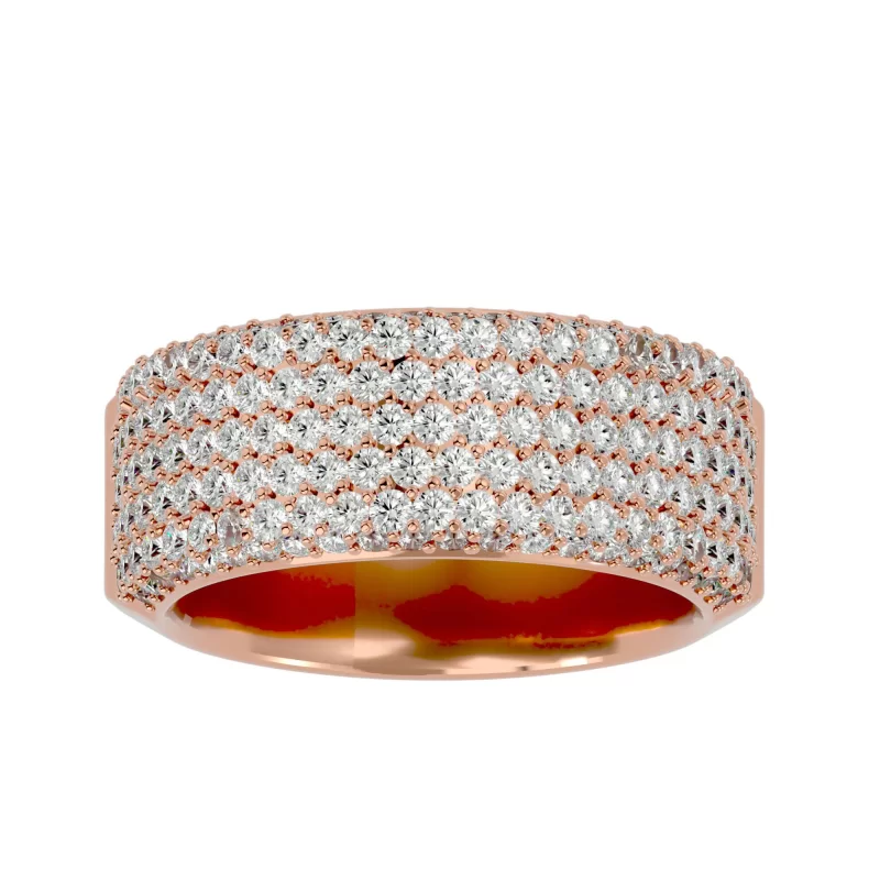 Inel Semi-Eternity Opulent Aur 18k Natural Diamonds - Marilyn Monroe