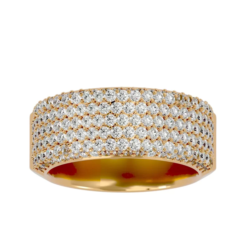 Inel Semi-Eternity Opulent Aur 18k Natural Diamonds - Marilyn Monroe