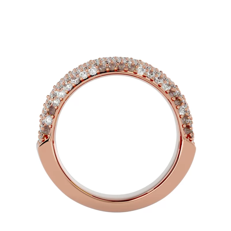 Inel Semi-Eternity Opulent Aur 18k Natural Diamonds - Marilyn Monroe