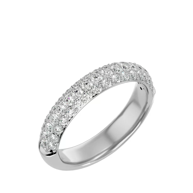 Inel Semi-Eternity Spectacular Briliant Aur 18k Pure Diamonds - Noelle