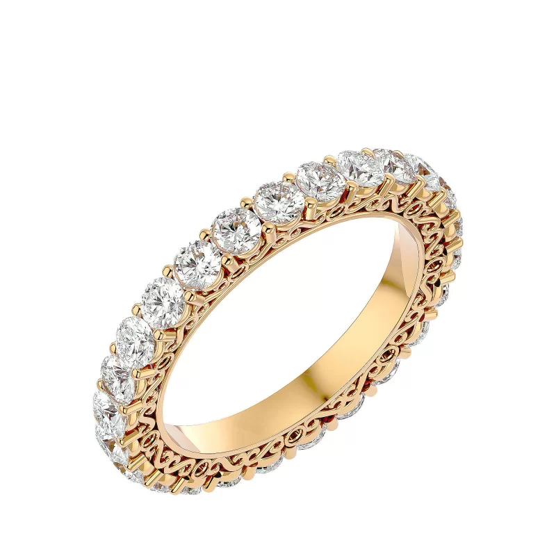 Inel Eternity Dazzling Briliant Aur 18k Pure Diamonds - Ramona