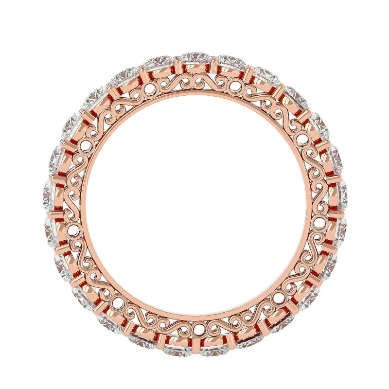 Inel Eternity Dazzling Briliant Aur 18k Pure Diamonds - Ramona