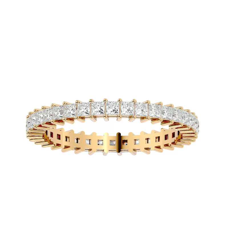 Inel Eternity Gorgeous Princess Aur 18k Natural Diamonds - Arabella