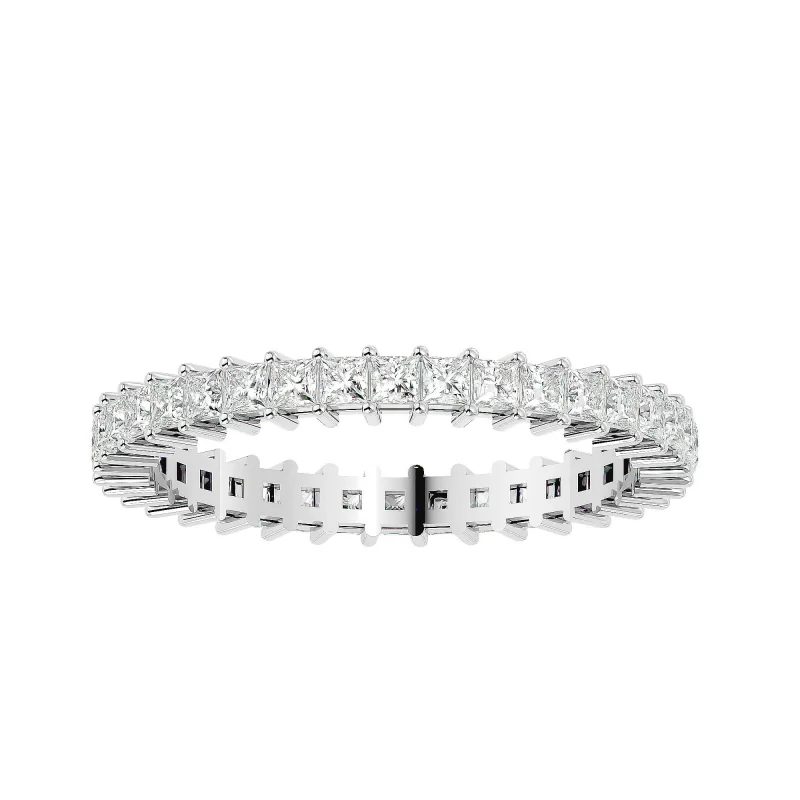 Inel Eternity Gorgeous Princess Aur 18k Natural Diamonds - Arabella