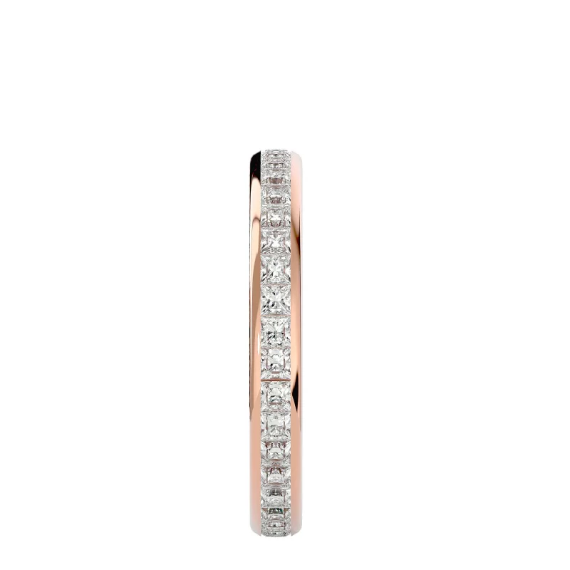 Inel Eternity Exquisite Princess Aur 18k Natural Diamonds - Camille