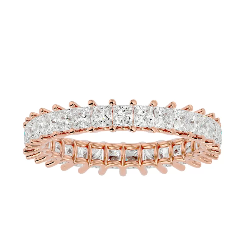 Inel Eternity Breathtaking Princess Aur 18k Real Diamonds - Delaney