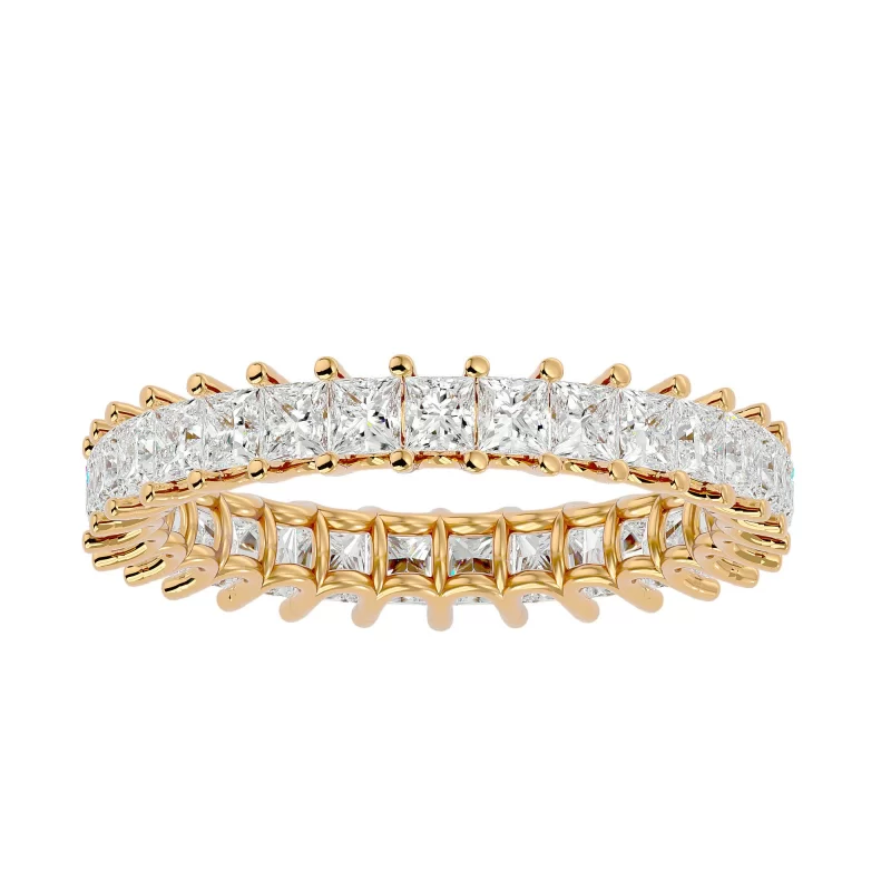 Inel Eternity Breathtaking Princess Aur 18k Real Diamonds - Delaney