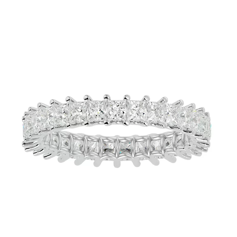Inel Eternity Breathtaking Princess Aur 18k Real Diamonds - Delaney