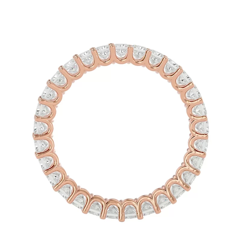 Inel Eternity Breathtaking Princess Aur 18k Real Diamonds - Delaney