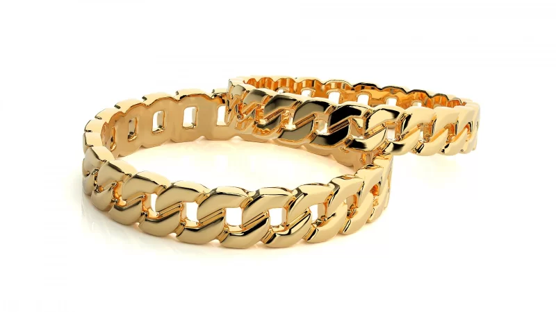 Verighete Couple Elegant Minimalist Carved Aur 18k - Monaco