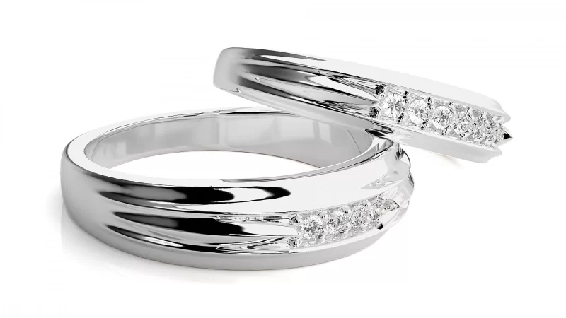 Verighete Couple Splendid Shines Aur 18k Pure Diamonds - Toulouse