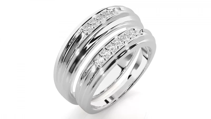 Verighete Couple Splendid Shines Aur 18k Pure Diamonds - Toulouse