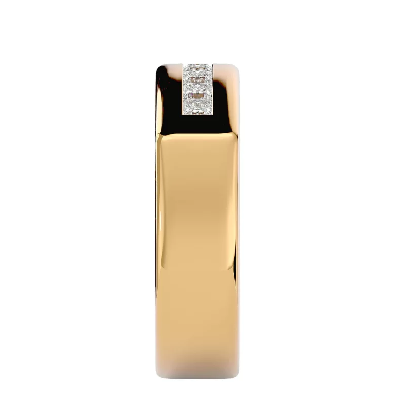 Verigheta Barbateasca Solid Aur 18k Diamante Naturale - Galway