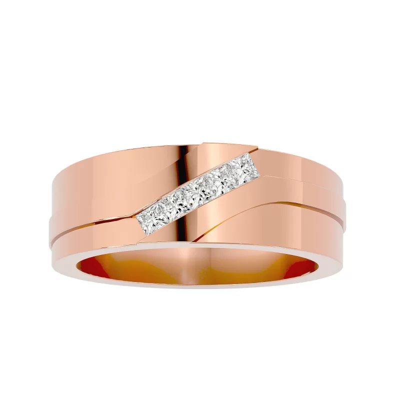 Verigheta Barbateasca Edgy Aur 18k Diamante Naturale - Malmo
