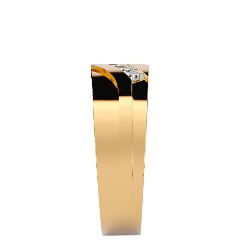 Verigheta Barbateasca Edgy Aur 18k Diamante Naturale - Malmo