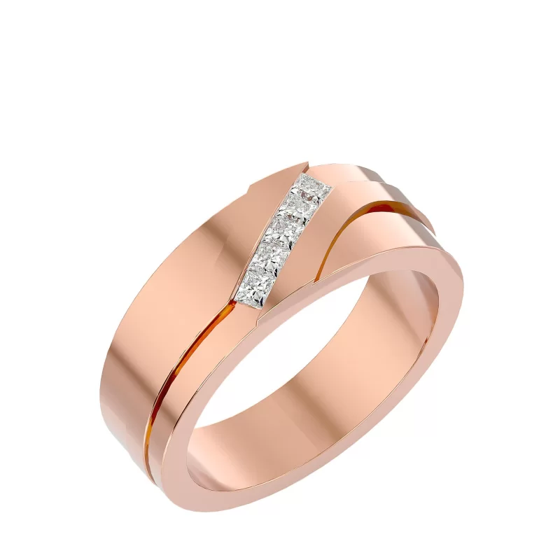Verigheta Barbateasca Edgy Aur 18k Diamante Naturale - Malmo