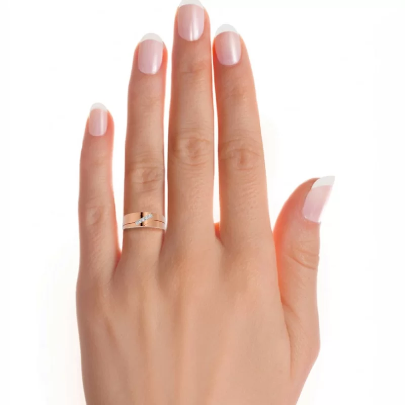 Verigheta Barbateasca Edgy Aur 18k Diamante Naturale - Malmo