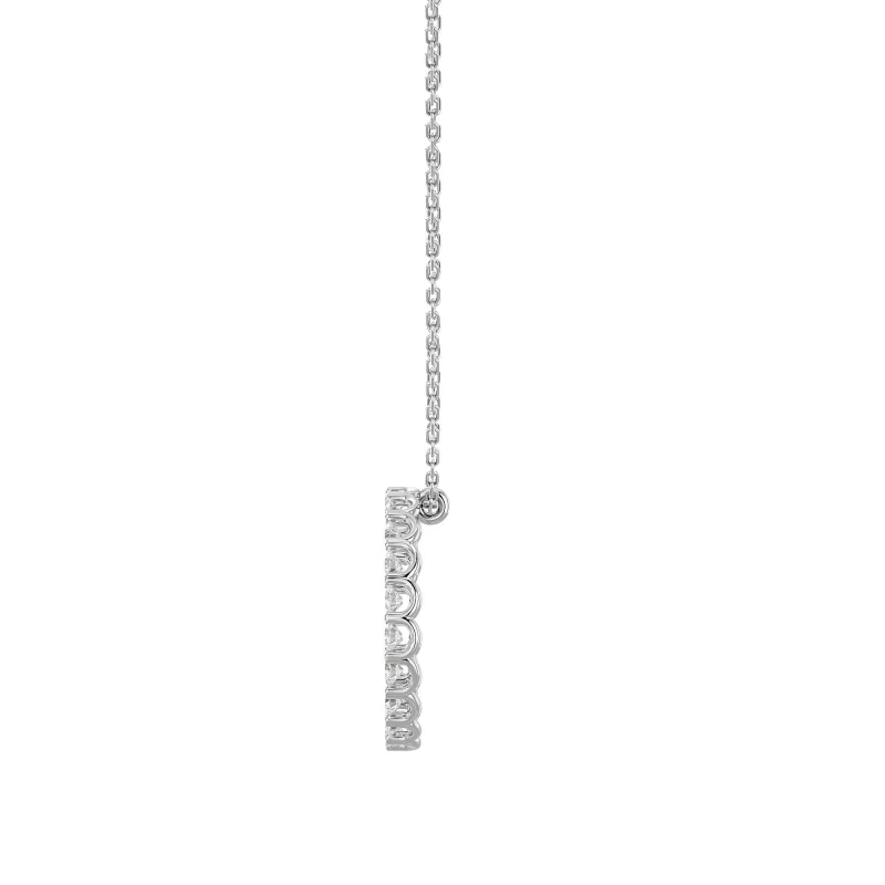 Pandantiv Aur 18k Radiant Circle-shaped Genuine Diamonds - Celeste