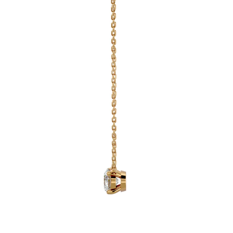 Pandantiv Aur 18k Elegant Solitaire Genuine Diamonds - Beatrice
