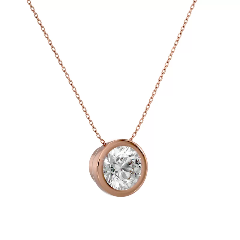 Pandantiv Aur 18k Captivating Solitaire Genuine Diamonds - Vanessa