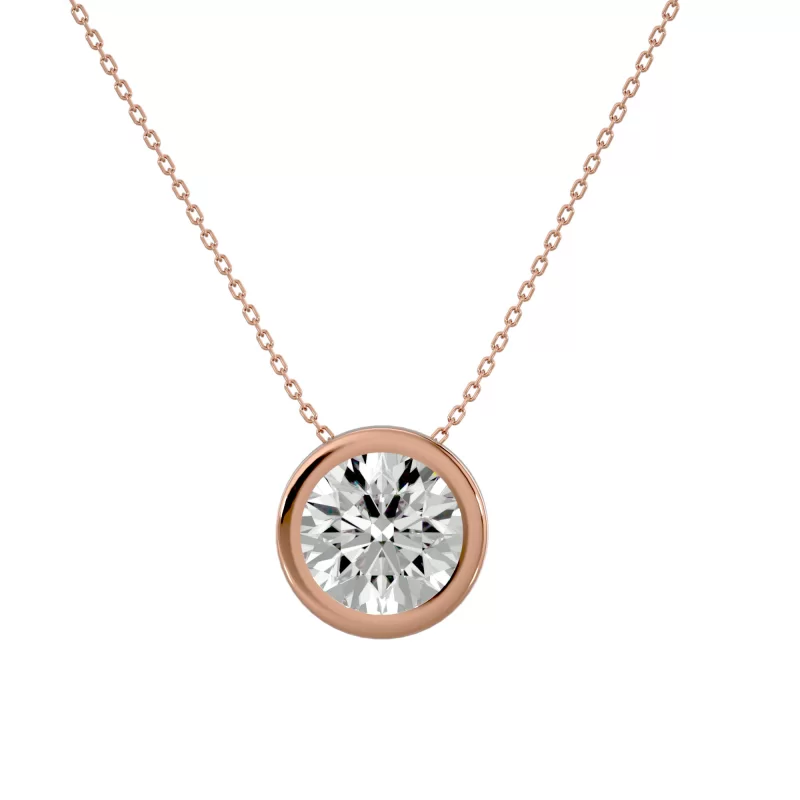 Pandantiv Aur 18k Captivating Solitaire Genuine Diamonds - Vanessa
