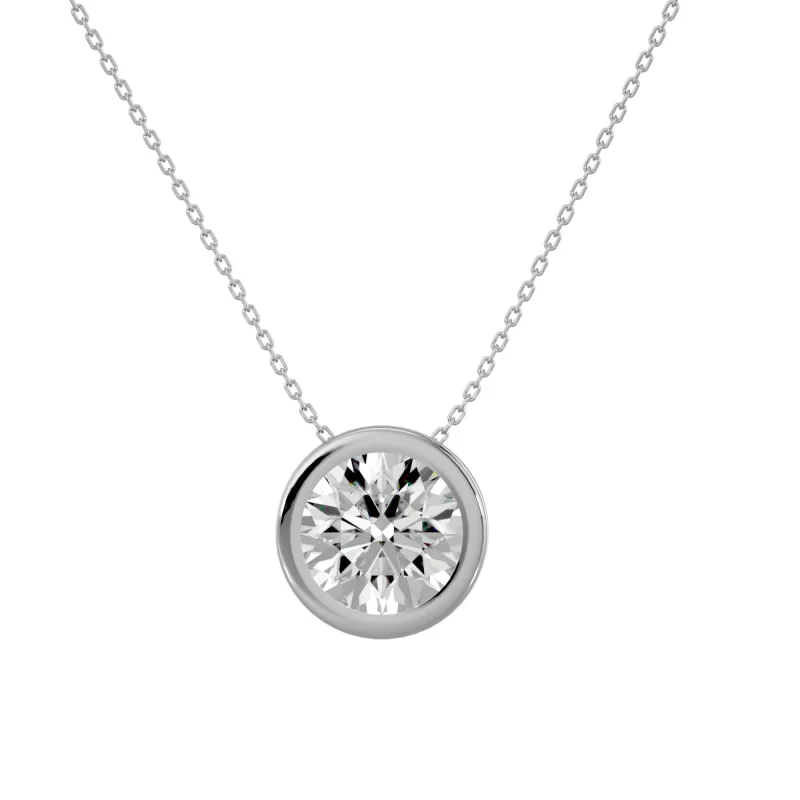 Pandantiv Aur 18k Captivating Solitaire Genuine Diamonds - Vanessa