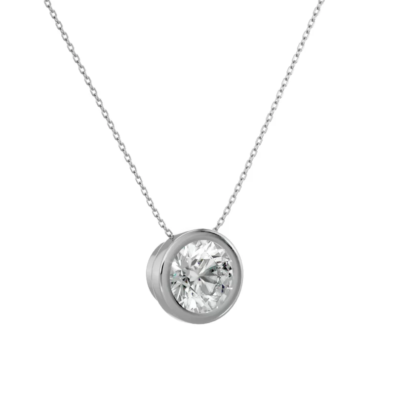 Pandantiv Aur 18k Captivating Solitaire Genuine Diamonds - Vanessa