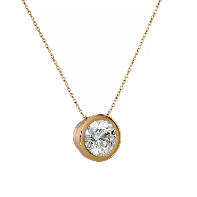 Pandantiv Aur 18k Captivating Solitaire Genuine Diamonds - Vanessa