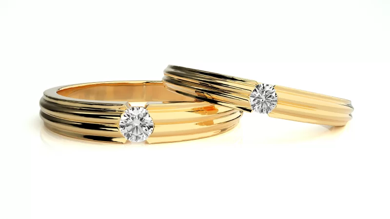 Verighete Couple Splendid Aur 18k Genuine Diamonds - Rimini