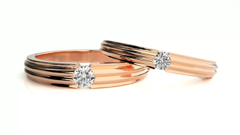 Verighete Couple Splendid Aur 18k Genuine Diamonds - Rimini