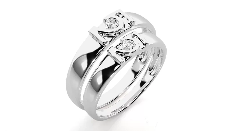 Verighete Cuplu Distinguished Aur 18k Diamante Naturale - Segovia