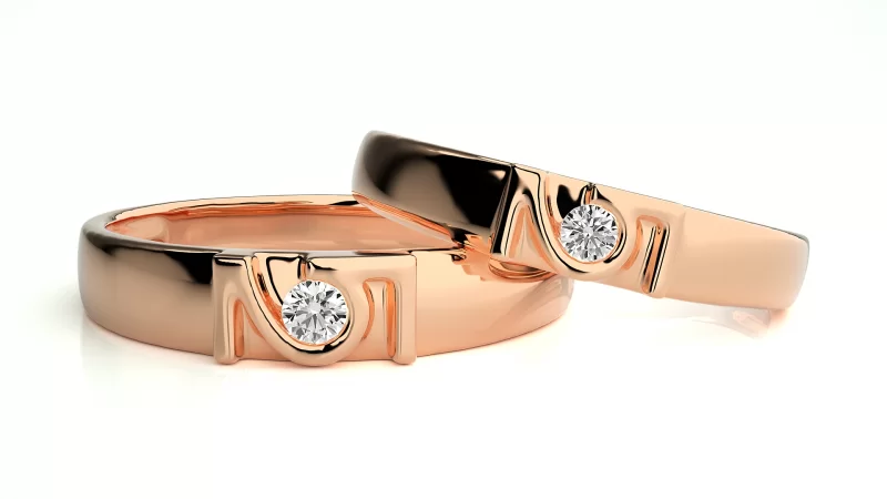Verighete Cuplu Distinguished Aur 18k Diamante Naturale - Segovia
