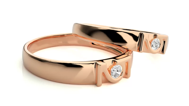 Verighete Cuplu Distinguished Aur 18k Diamante Naturale - Segovia