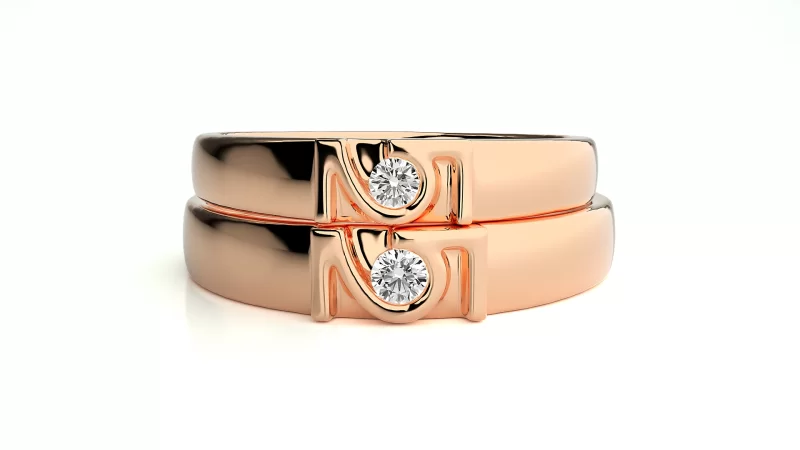 Verighete Cuplu Distinguished Aur 18k Diamante Naturale - Segovia