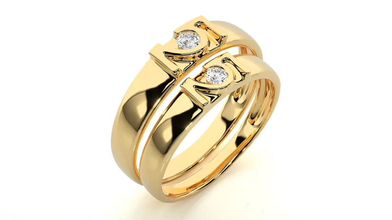 Verighete Cuplu Distinguished Aur 18k Diamante Naturale - Segovia