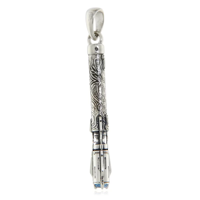 Pandantiv Argint 925 Sabie Lightsaber Star Wars - Energie si Stil Galactic