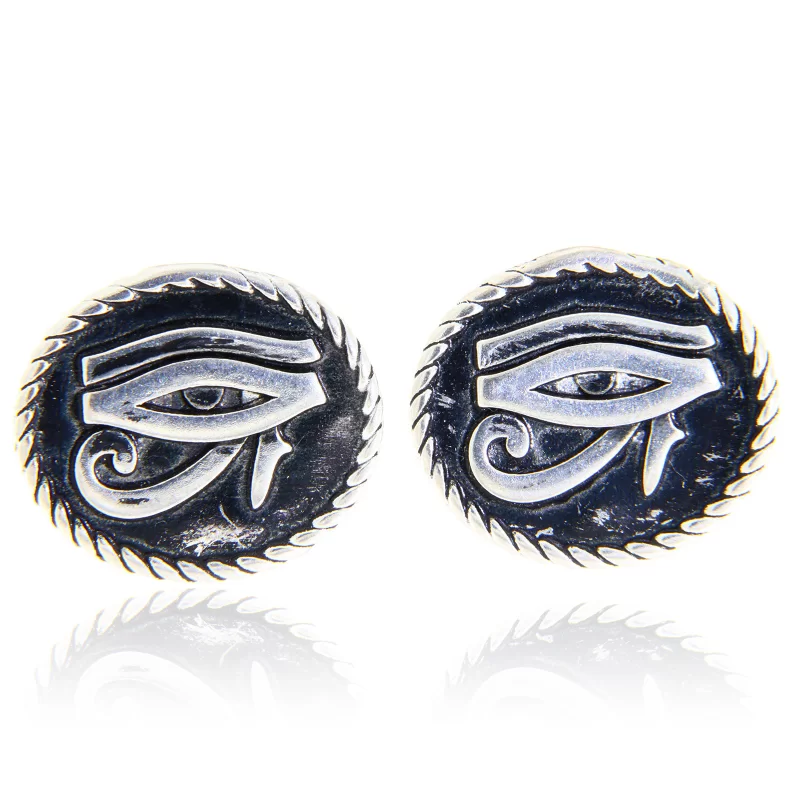 Cercei Stud Argint 925 Ochiul lui Horus - Intuitie si Protectie