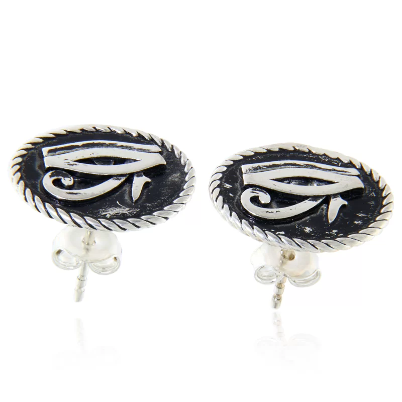 Cercei Stud Argint 925 Ochiul lui Horus - Intuitie si Protectie